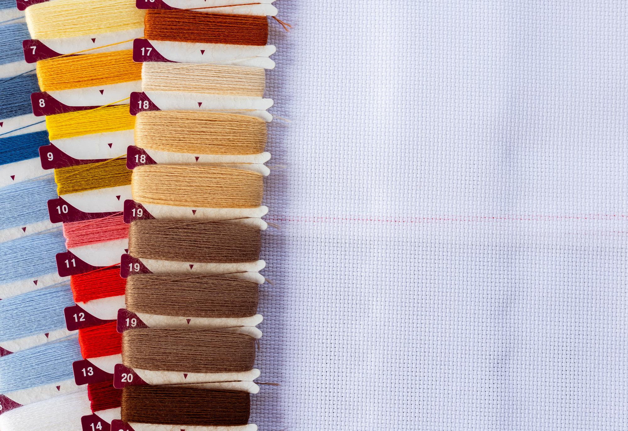 Prepared sample swatches and pricing notes